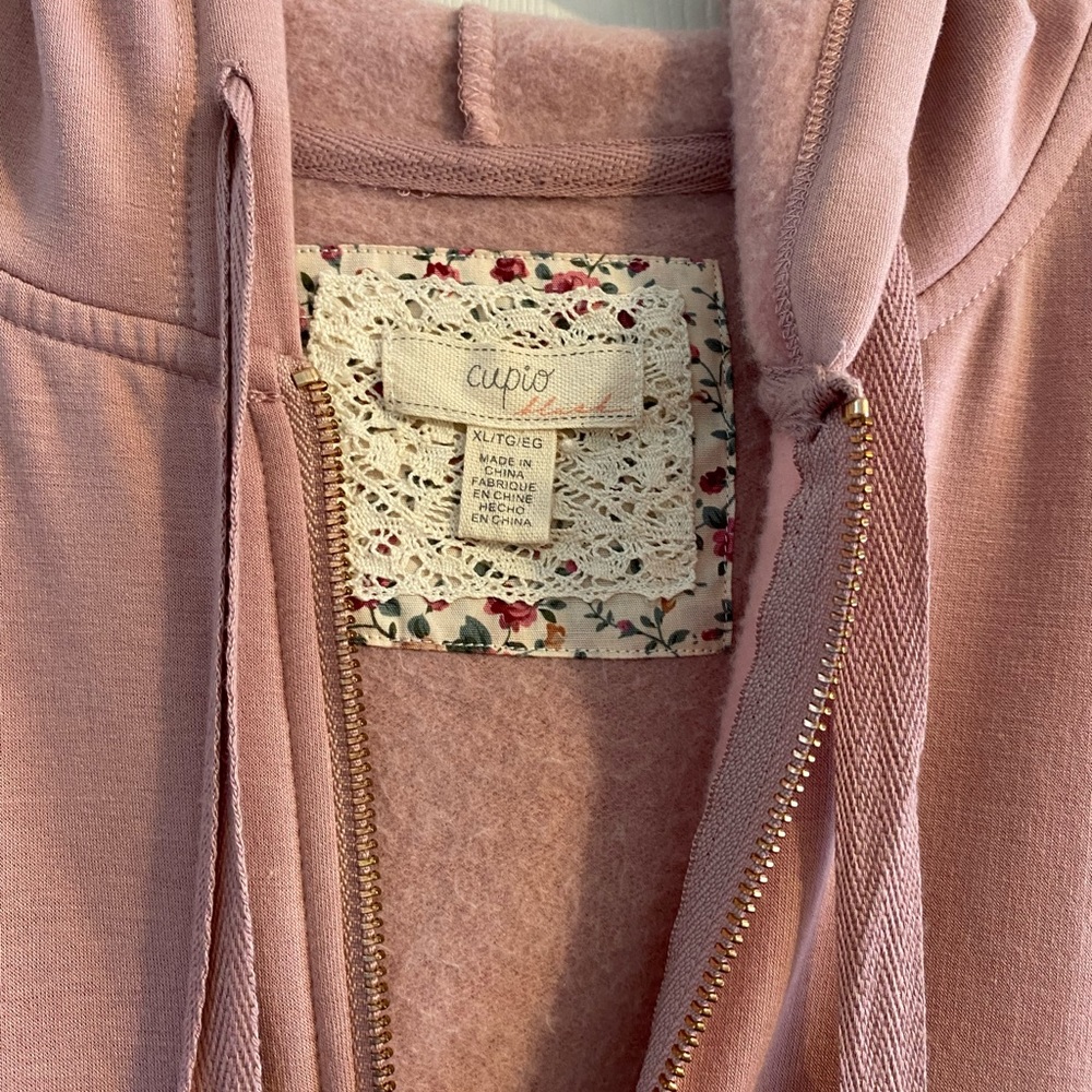 Pink Zipper Jacket - Picture 2 of 3